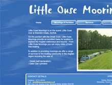 Tablet Screenshot of littleousemoorings.co.uk